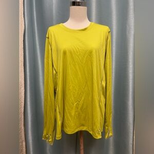 L.L. Bean women’s Bright Yellow Long Sleeve Tee